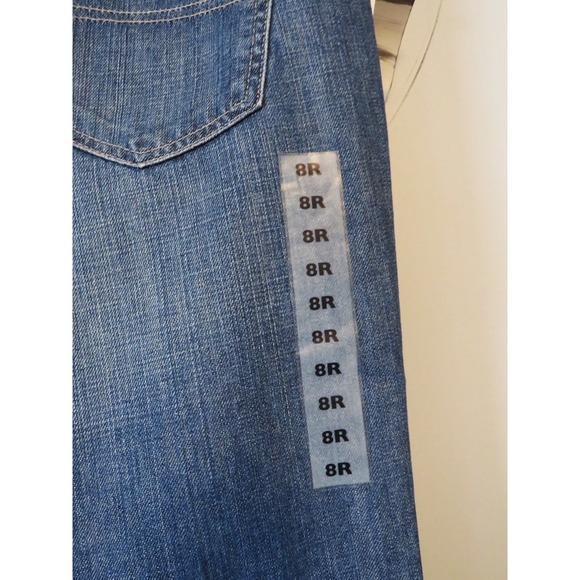 NWT Tommy Hilfiger Low Rise Boot Cut Jeans Size 8R 100% Cotton 8 Medium Wash - Picture 8 of 11